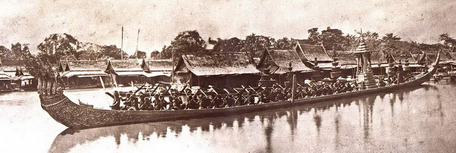 La première barge royale "Anantanakkharat" en 1865
