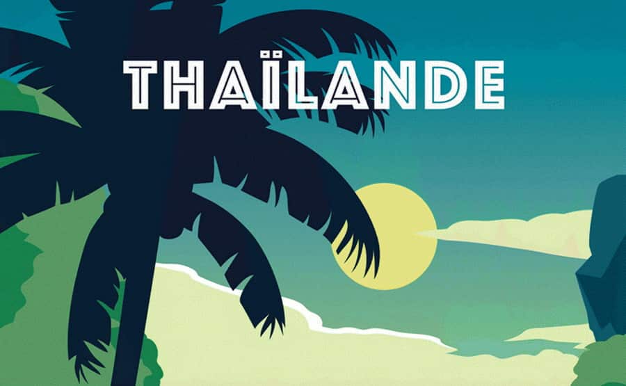 Thaïlande : affiches anciennes