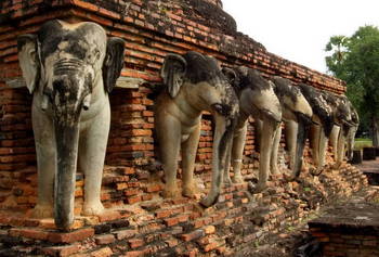Temple à Sukhothaï
